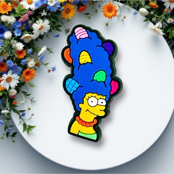 Accessories - ⭐️3/$10⭐️ 🆕 New Marge Simpson Easter Rubber Shoe Charm